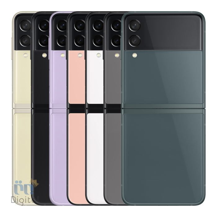 همه رنگ های Galaxy Z Flip 3 از قسمت پشت