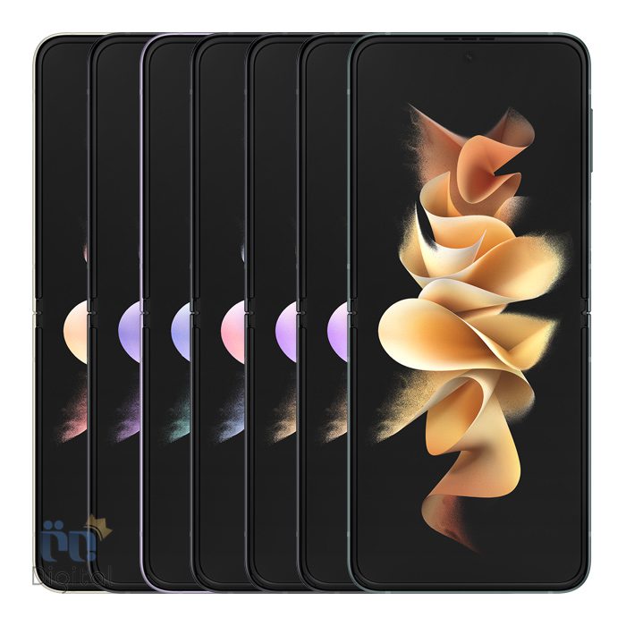 همه رنگ های Galaxy Z Flip 3 از قسمت جلو