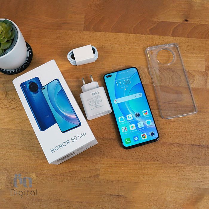 آنباکسینگ گوشی Honor 50 Lite