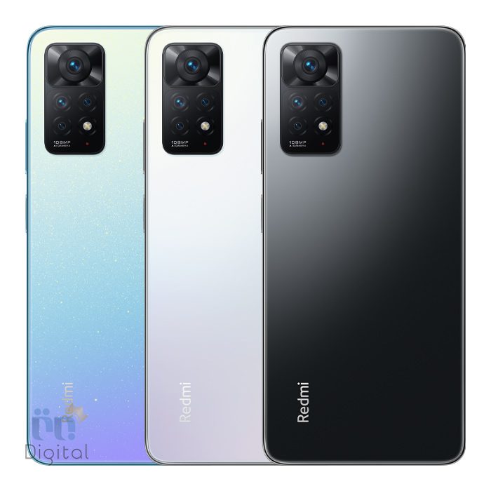 نمای پشتی همه رنگ‌های Redmi Note 11 Pro