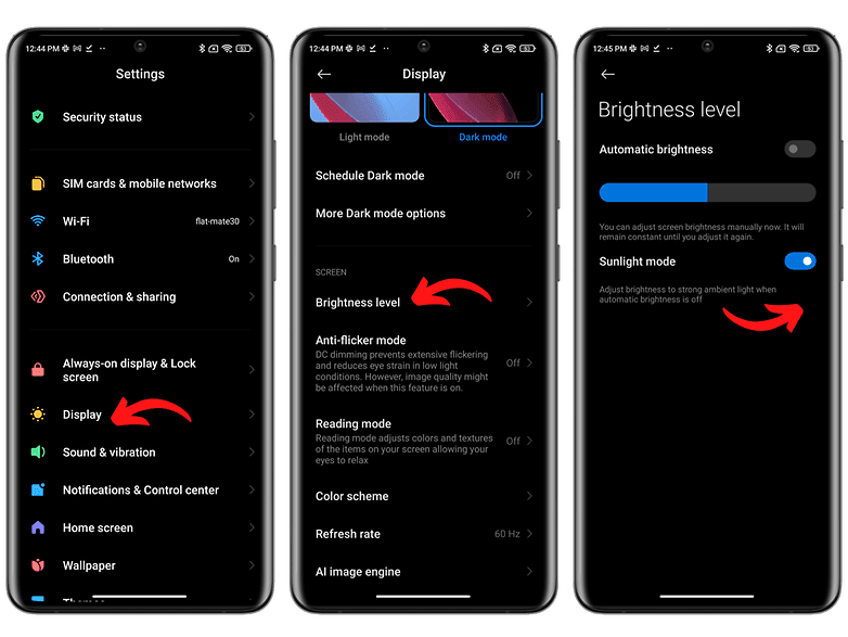 ترفندهای MIUI شیائومی: فعالسازی حالت Sunlight برای افزایش روشنایی صفحه