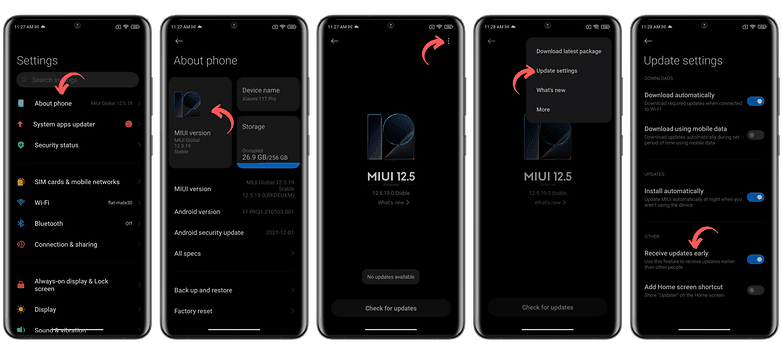 ترفندهای MIUI شیائومی: چگونه بروزرسانیهای MIUI را سریعتر دریافت کنیم؟