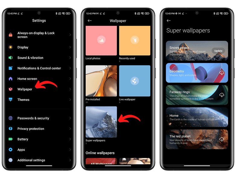 ترفندهای MIUI شیائومی: چگونه Super Wallpapers را فعال کنیم؟