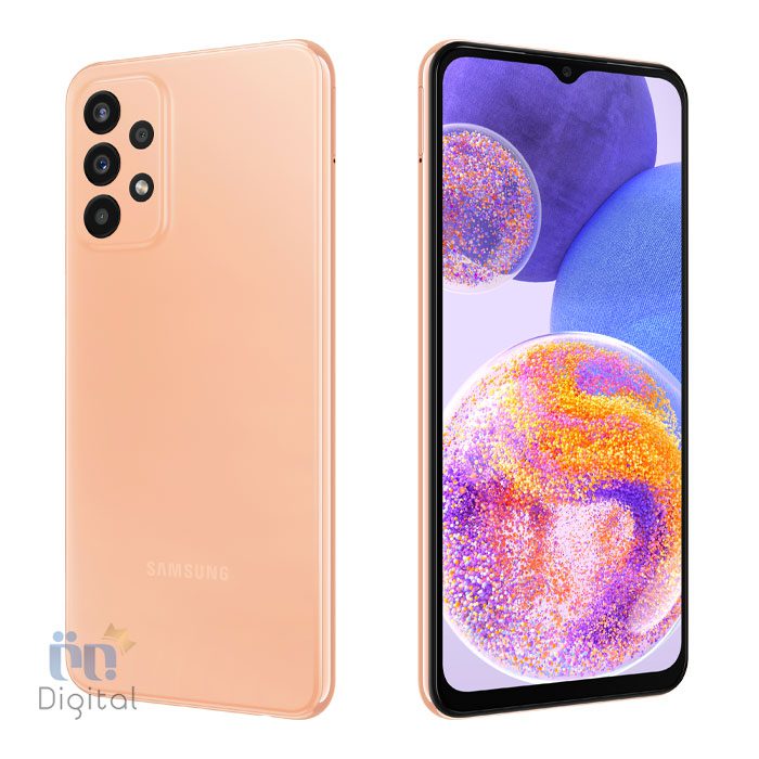 نمای روبرو و پشتی گوشی Samsung Galaxy A23