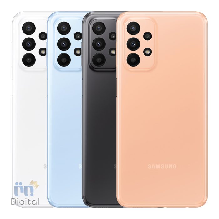 نمای پشتی همه رنگ‌های Galaxy A23