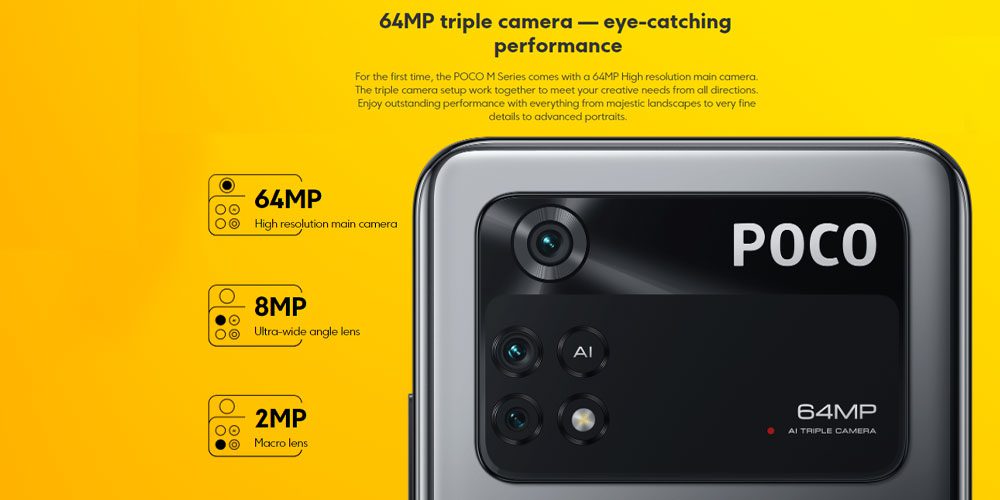 مشخصات دوربین گوشی Poco M4 Pro 4G