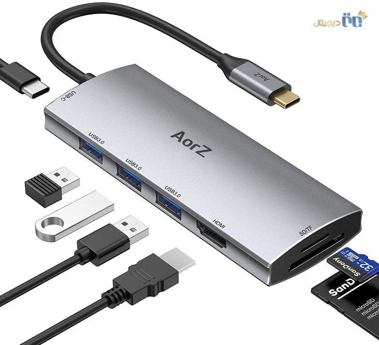 بازیابی اطلاعات از گوشی شکسته: هاب USB یا USB Hub