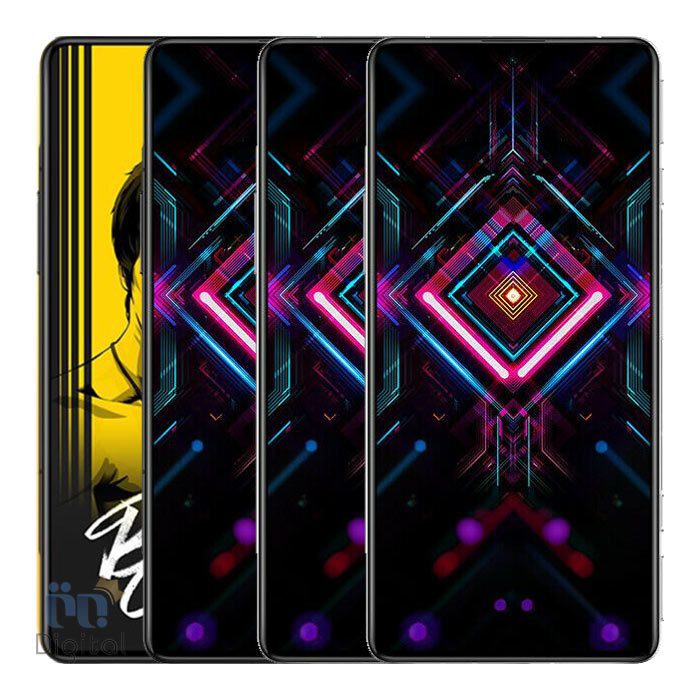 نمای روبرویی همه رنگ‌های گوشی Redmi K40 Gaming