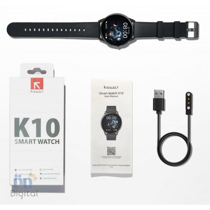 محتویات درون جعبه ساعت هوشمند کیسلکت K10