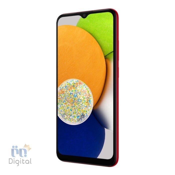Angled view of the Galaxy A03