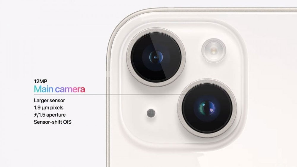 دوربین اصلی iPhone 14 Plus