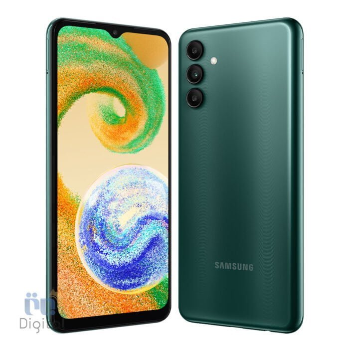 نمای زاویه دار گوشی Galaxy A04s