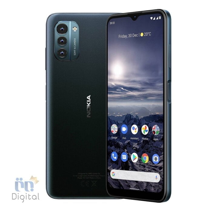 نمای روبرو از گوشی Nokia G21