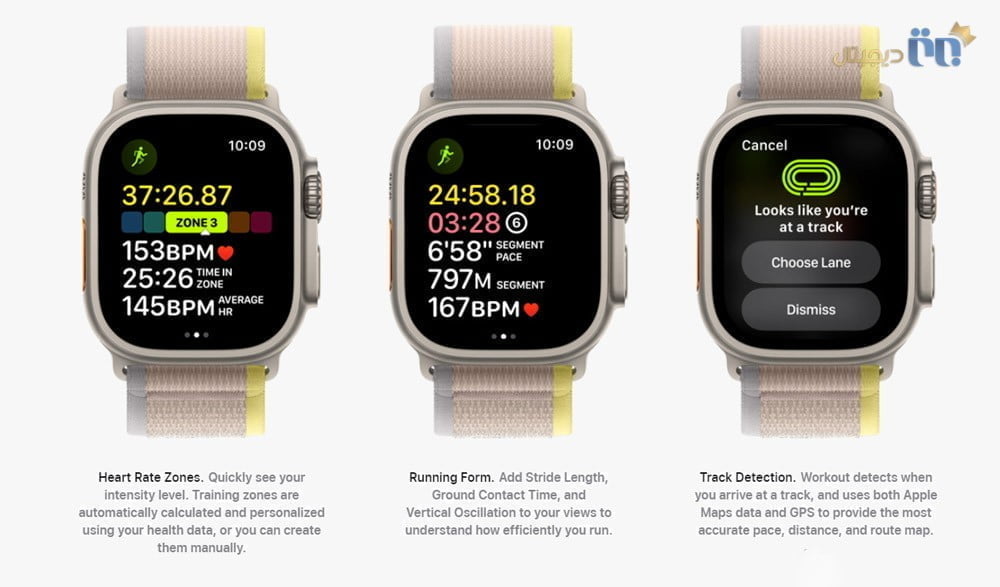 سنسورهای بکار رفته در apple watch ultra