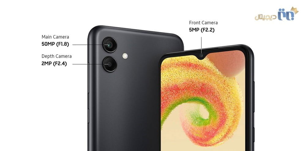 جزییات دوربین اصلی و سلفی در گوشی Galaxy A04