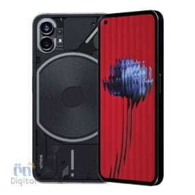 نمای زاویه دار قاب پشتی و نمایشگر ناتینگ Phone 1