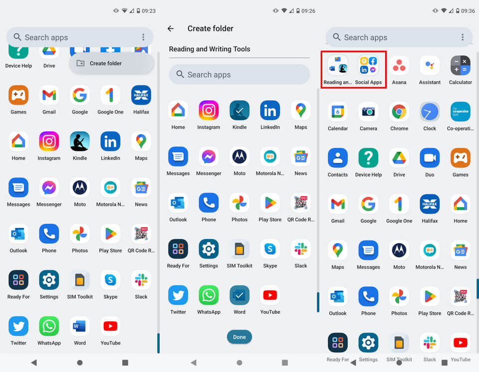 پیدا کردن برنامه‌های مخفی از طریق پوشه‌های App Drawer