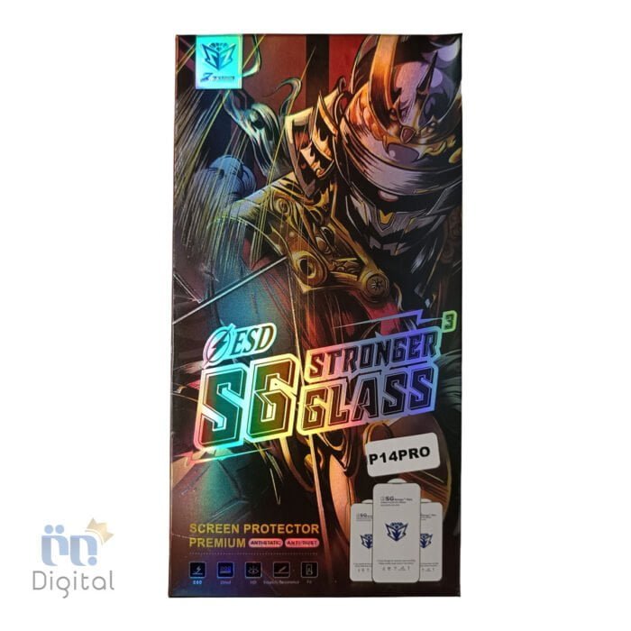 محافظ صفحه نمایش SG Stronger مناسب گوشی آیفون ۱۴ پرو - روبرو