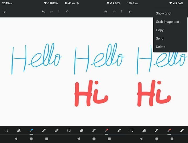 آموزش استفاده از Google Keep؛ طراحی و تبدیل متن درونِ طراحی به متن دیجیتال