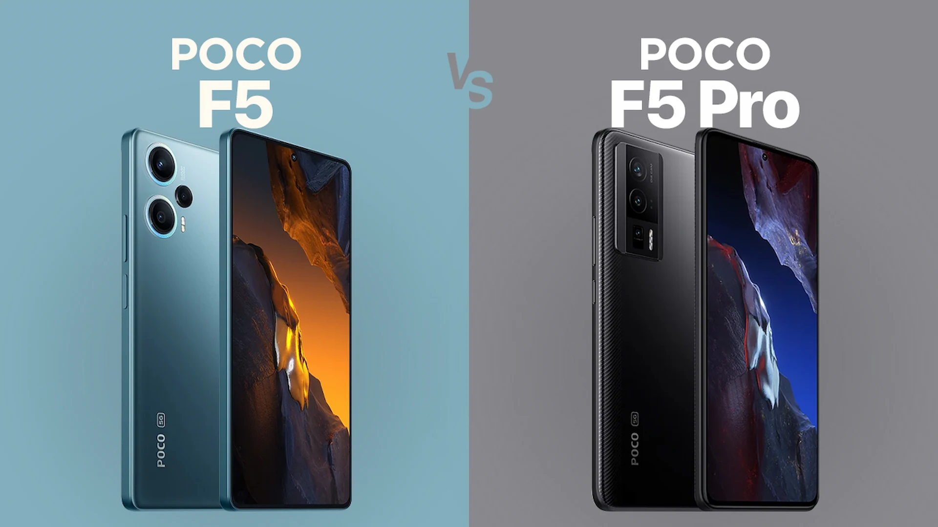 مقایسه پوکو F5 پرو با پوکو F5