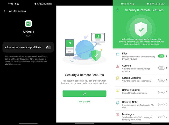 اشتراکگذاری فایلها از اندروید به کامپیوتر با استفاده از AirDroid