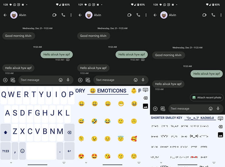 برنامه Big Font Keyboard