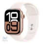 Apple Watch Series 10 Rose Gold Aluminium Case - Light Blush Sport Band