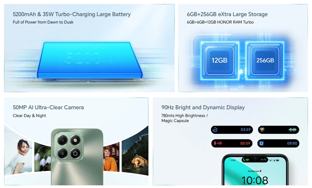 مشخصات فنی Honor X6b