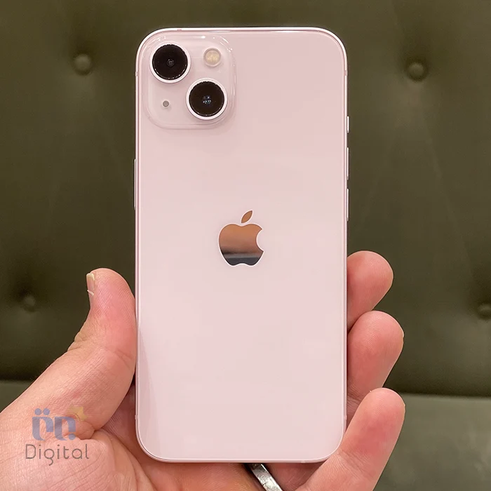 آیفون ۱۳ ظرفیت ۱۲۸ گیگابایت cha دو سیم کارت رنگ pink در حد نو