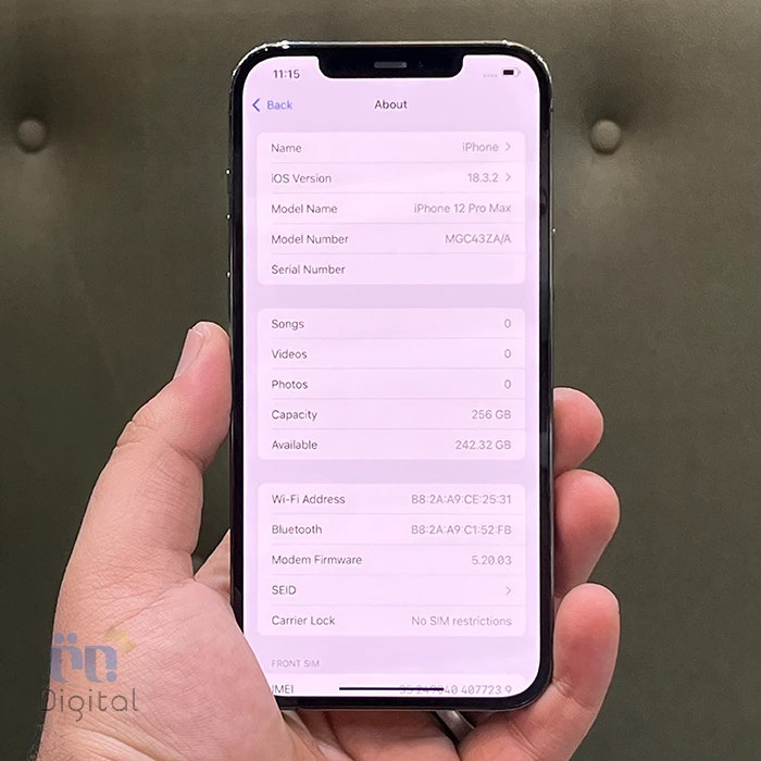 گوشی موبایل اپل مدل iPhone 12 Pro Max ZAA گارکرده - مشخصات گوشی