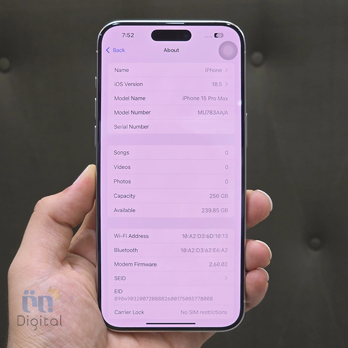 درباره گوشی کارکرده iPhone 15 Pro Max