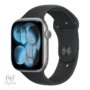 اپل واچ سری ۱۱ سایز ۴۶ میلی متری بدنه Space Gray بند Black