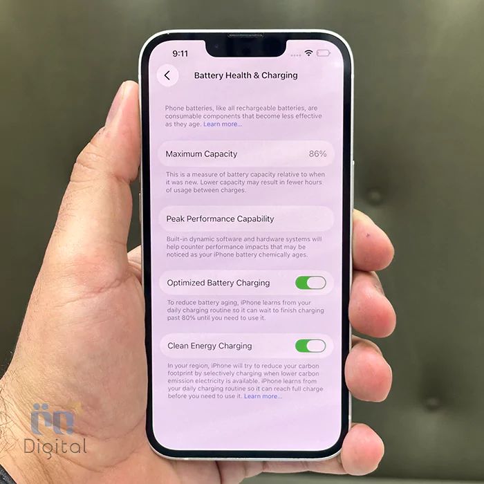 گوشی موبایل اپل مدل iPhone 13 CHA دو سیم کارت حافظه ۱۲۸ گیگابایت – کارکرده | نمای صفحه مشخصات