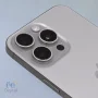 گوشی موبایل اپل مدل iPhone 15 Pro Max ZAA دو سیم کارت حافظه ۲۵۶ گیگابایت – در حد نو | نمای پشت و دوربین