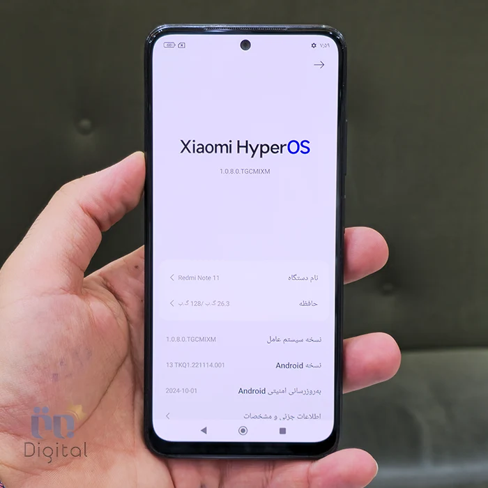 گوشی موبایل شیائومی مدل Redmi Note 11 حافظه ۱۲۸ گیگابایت با رم ۶ گیگابایت – کارکرده | نمای صفحه مشخصات
