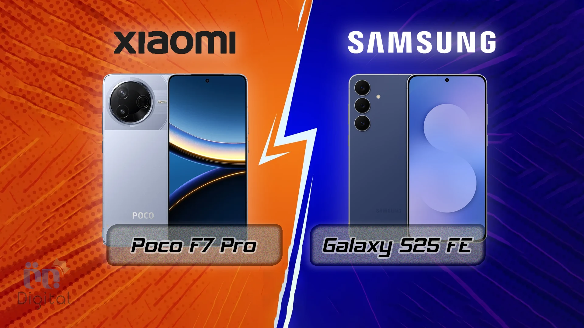 مقایسه Poco F7 Pro با Galaxy S25 FE: جدال دو پرچمدار بازار ایران