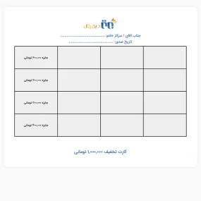 کارت وفاداری یک میلیون تومانی برتر دیجیتال