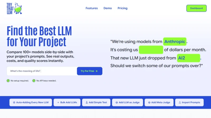 استفاده از Try That LLM
