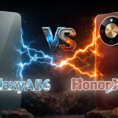 مقایسه Honor X9d با Galaxy A56 از طراحی تا باتری و دوربین