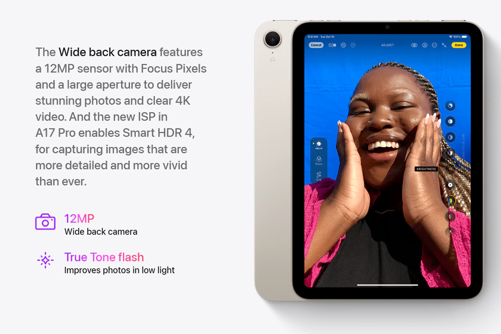دوربین iPad Mini 2024 Wi‑Fi