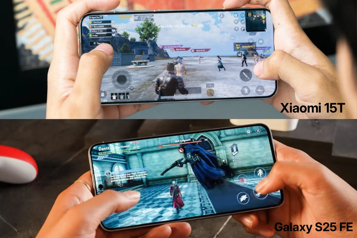 مقایسه Xiaomi 15T با Galaxy S25 FE