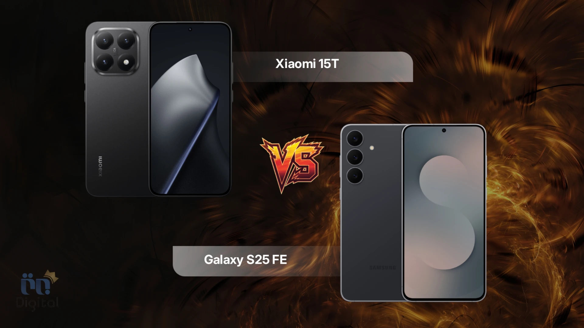 مقایسه Xiaomi 15T با Galaxy S25 FE