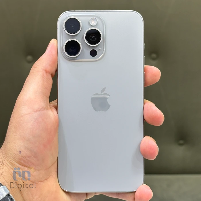 گوشی موبایل اپل مدل iPhone 15 Pro Max ZAA دو سیم کارت حافظه ۲۵۶ گیگابایت – کارکرده