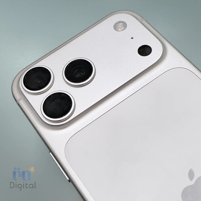 گوشی موبایل اپل مدل iPhone 17 Pro Max ZAA Not Active تک سیم کارت + eSIM حافظه ۲۵۶ گیگابایت – کارکرده | نمای پشت و دوربین
