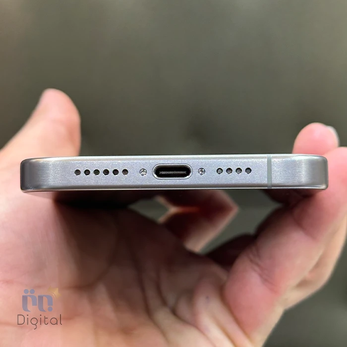 گوشی موبایل اپل مدل iPhone 15 Pro Max ZAA دو سیم کارت حافظه ۲۵۶ گیگابایت – کارکرده | نمای پایین