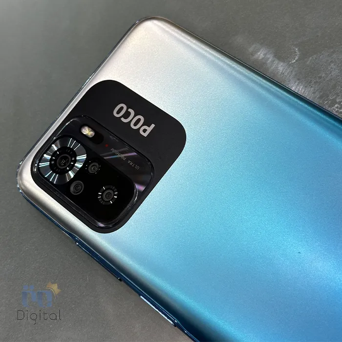 گوشی موبایل شیائومی مدل Poco M5s حافظه ۱۲۸ گیگابایت با رم ۶ گیگابایت – کارکرده | نمای پشت و دوربین