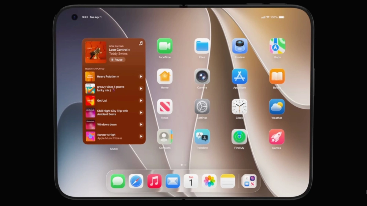 آیفون تاشو اپل با نام iPhone Ultra لو رفت؛ رقیبی برای گلکسی زد فولد سامسونگ؟
