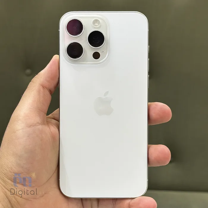 گوشی موبایل اپل مدل iPhone 15 Pro Max ZAA دو سیم کارت حافظه ۲۵۶ گیگابایت – کارکرده