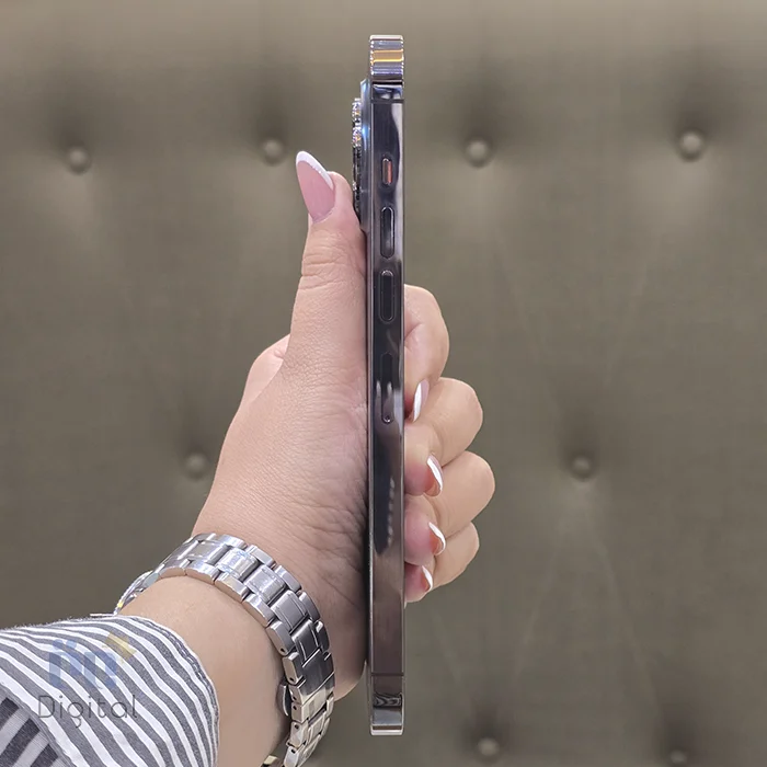 گوشی موبایل اپل مدل iPhone 13 Pro Max ZAA دو سیم کارت حافظه ۱۲۸ گیگابایت – کارکرده | نمای چپ