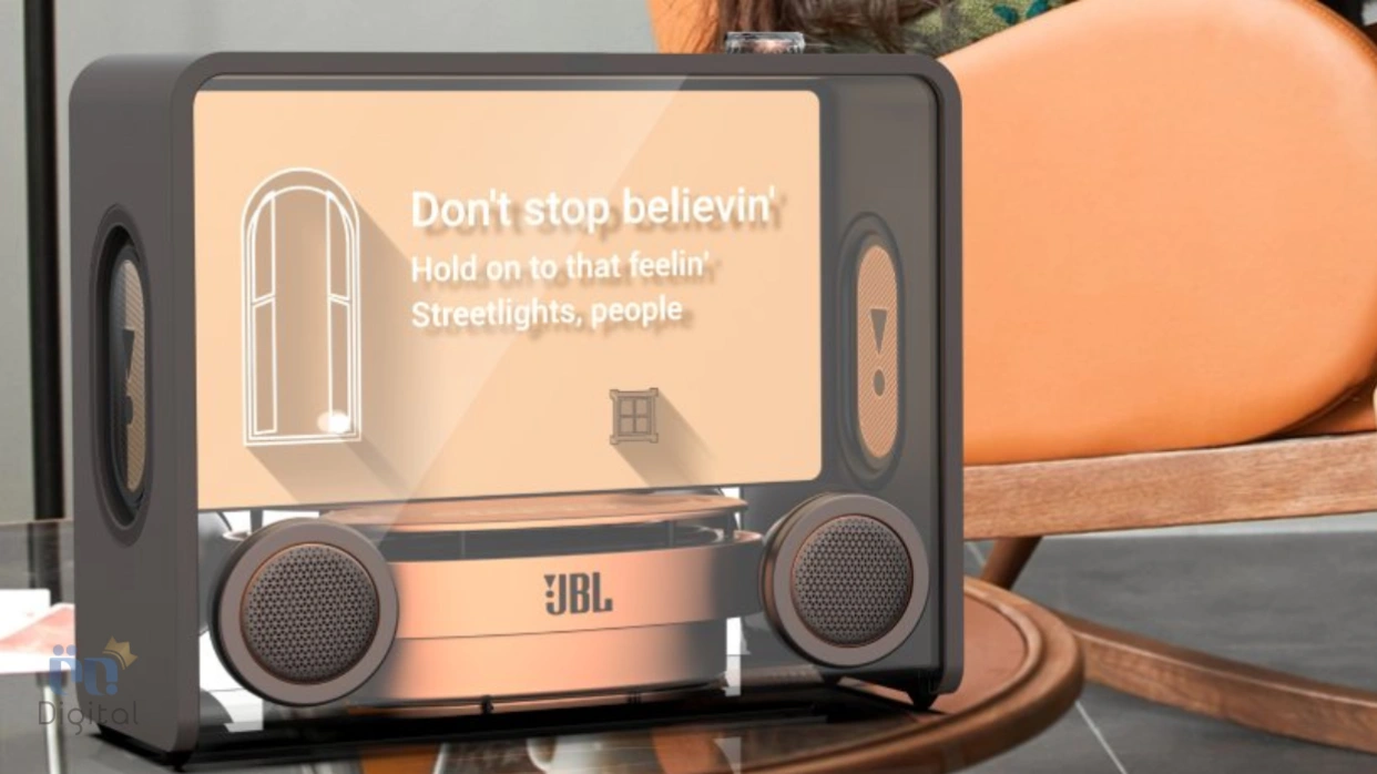 اسپیکر JBL Vienna معرفی شد؛ نمایشگر ۱۸٫۵ اینچی با نمایش سهبعدی متن آهنگها